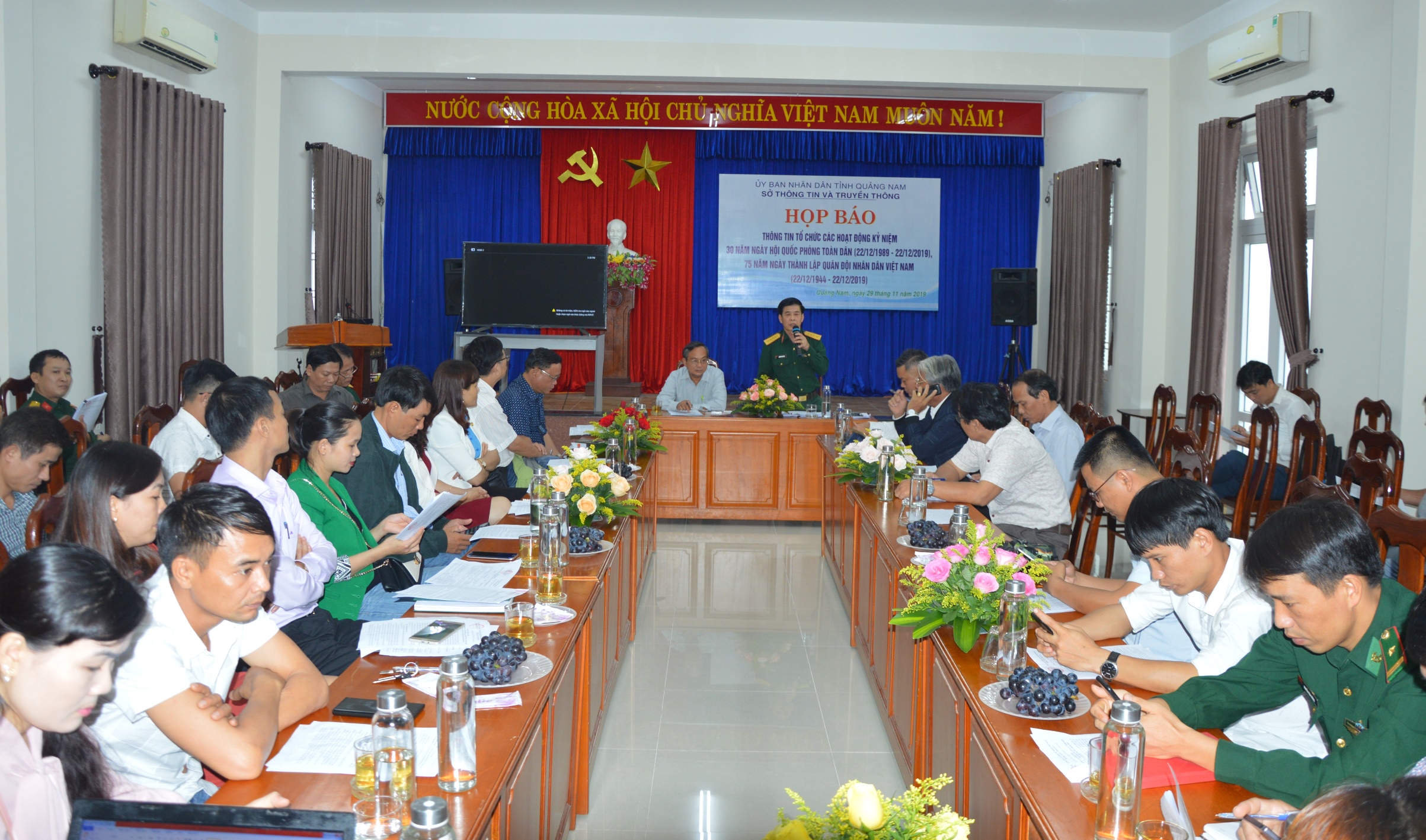 Quảng Nam họp báo tuyên truyền 30 năm Ngày hội QPTD và 75 năm Ngày thành lập QĐND Việt Nam

